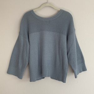 Cabi 3522 Fair Play Reversible Light Blue Sweater with Zipper